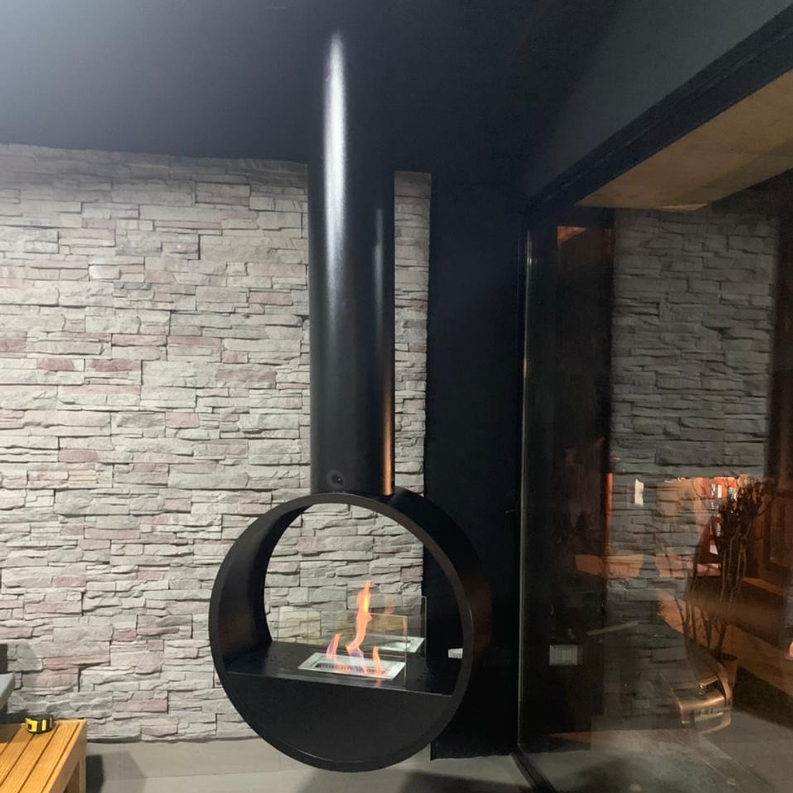 CHIMENEA DE TECHO MODELO ARO DE FUEGO 1