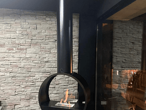 CHIMENEA DE TECHO MODELO ARO DE FUEGO