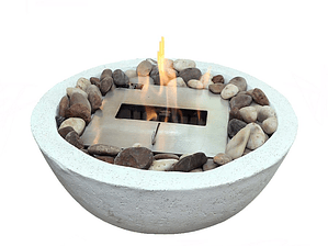 Bowl de Piedra en Obra blanco o gris