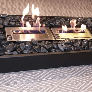 Chimenea de roble palillaje