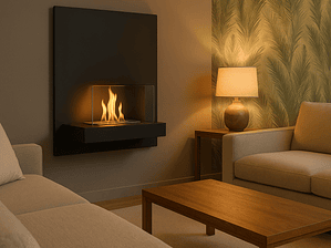 CHIMENEA COLGANTE VIDRIO