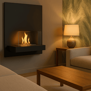 CHIMENEA COLGANTE VIDRIO