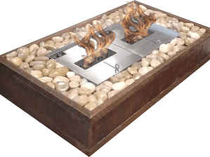 Caja chimenea de roble