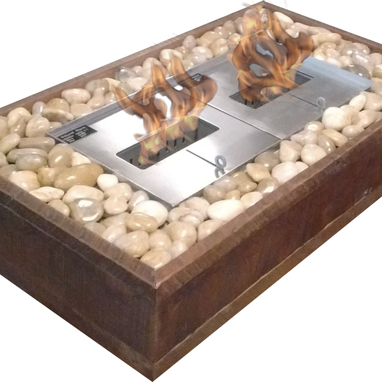 Caja chimenea de roble 1