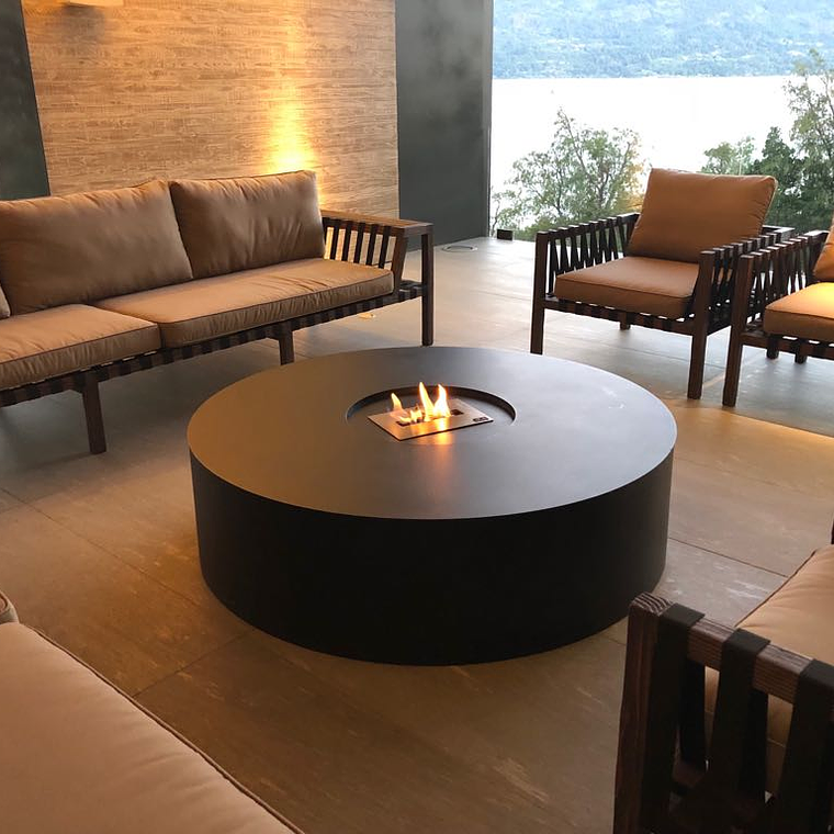 Mesa redonda metálica 1