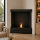 Chimenea Esquinada con Quemador Simple - Miniatura 3