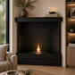 Chimenea Esquinada con Quemador Simple - Miniatura 1