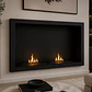 Chimenea a Etanol Empotrada 90 cm con Doble Quemador - Miniatura 1