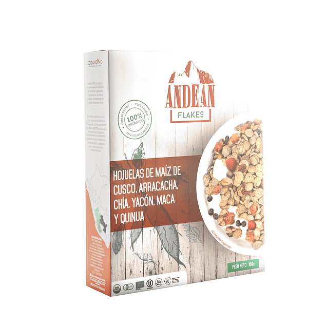  ANDEAN FLAKES ORGANICA - CAJA 180 GR.