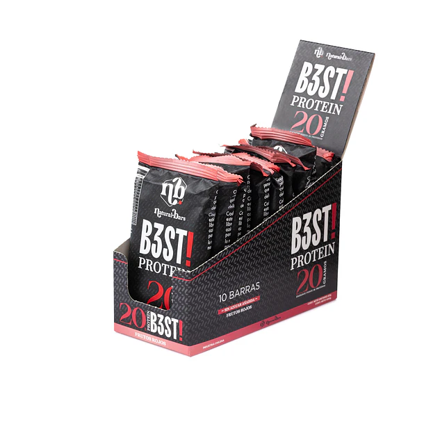 BARRA PROTEINA B3ST / FRUTOS ROJOS 10U 2