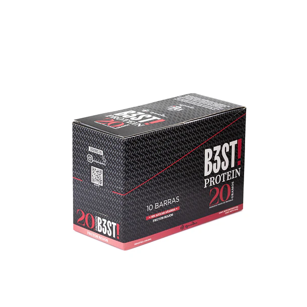 BARRA PROTEINA B3ST / FRUTOS ROJOS 10U 3
