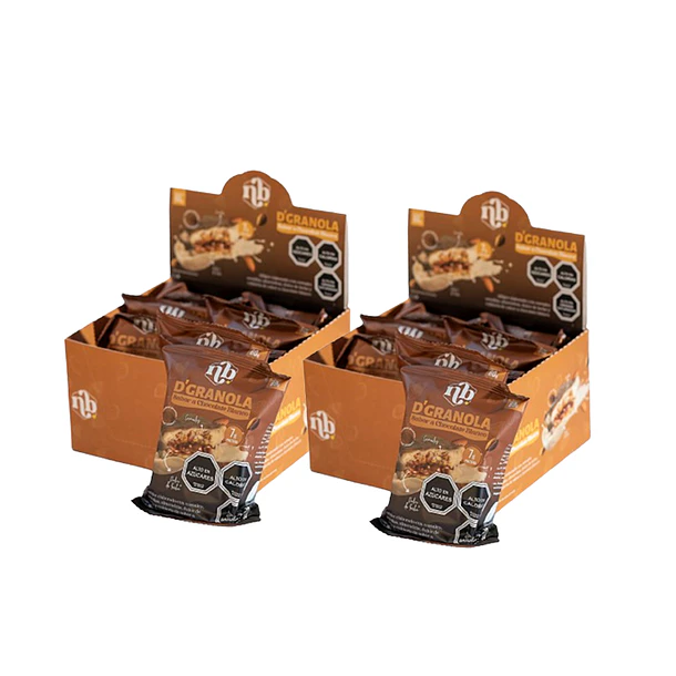 PACK ALFAJORES D'GRANOLA CHOCOLATE BLANCO x2 - 2 DISPLAYS 16U