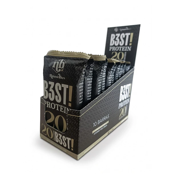 BARRA PROTEINA B3ST / COOKIES AND CREAM 10U