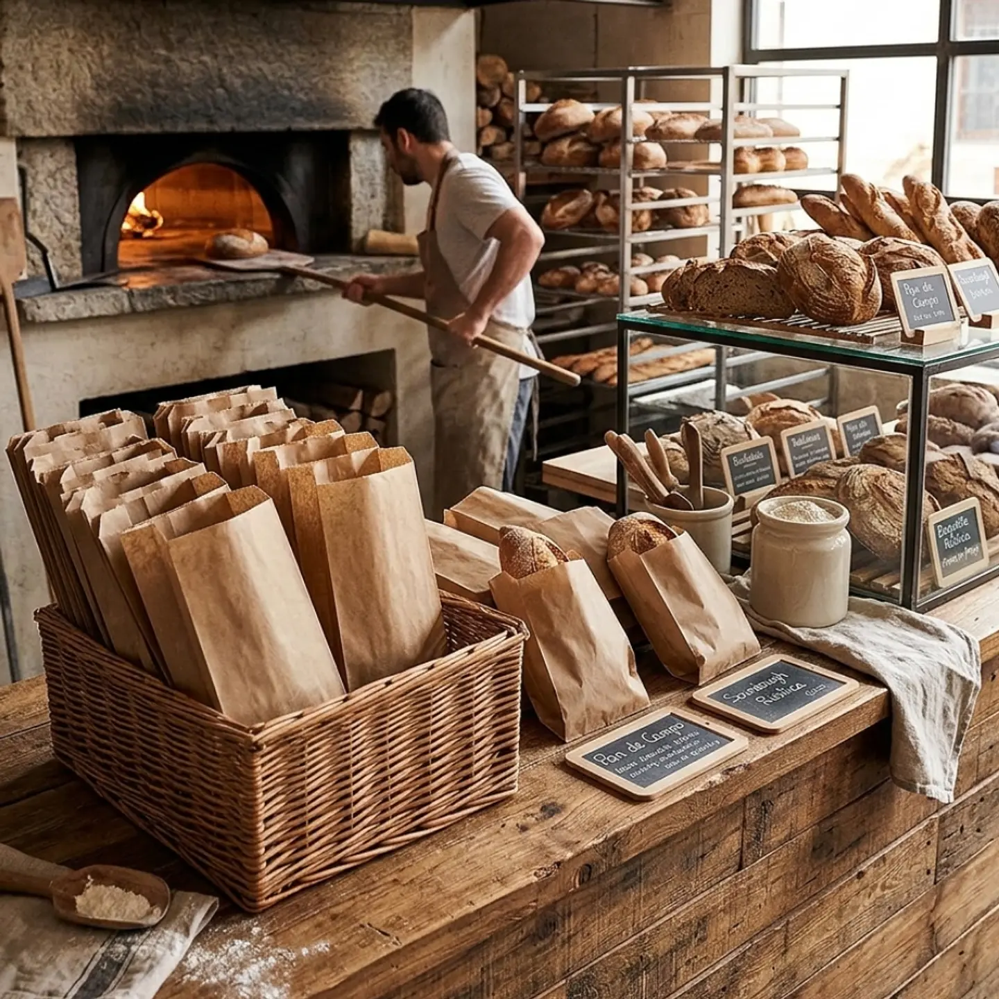 Saco Bolsa Papel Kraft 1