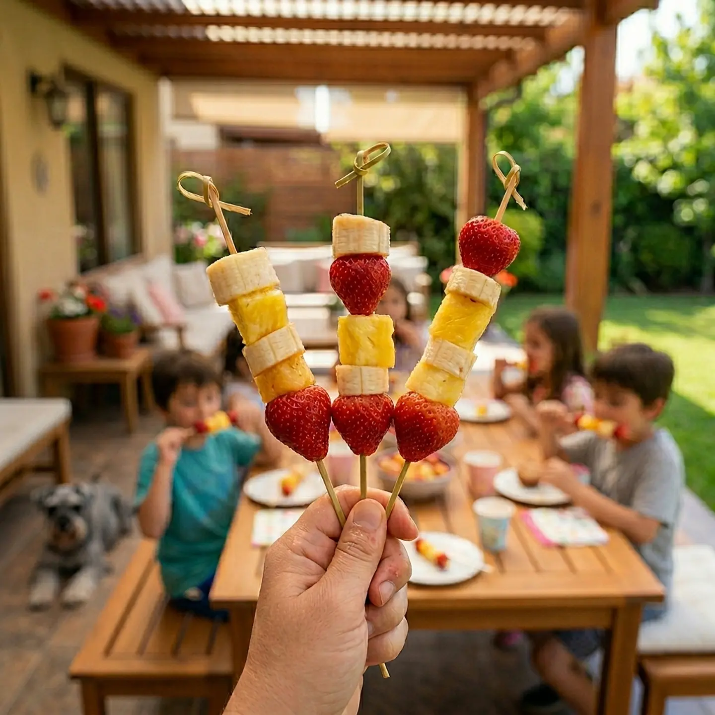 Brocheta Anudada 18 cm 1