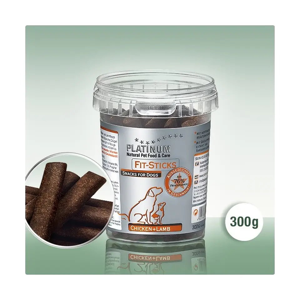 Platinum Fit-Sticks Frango + Borrego 300g 1
