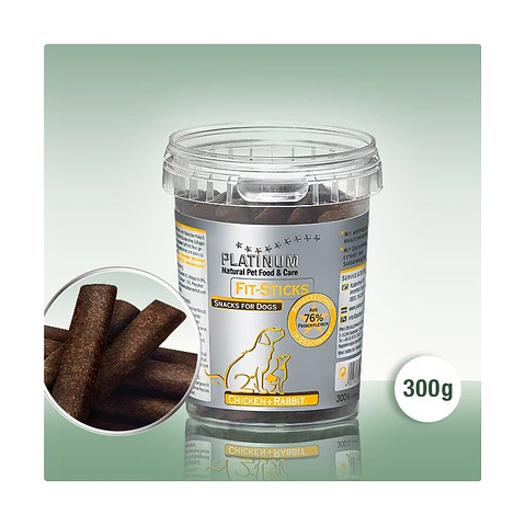 Platinum Fit-Sticks Frango + Coelho 300g