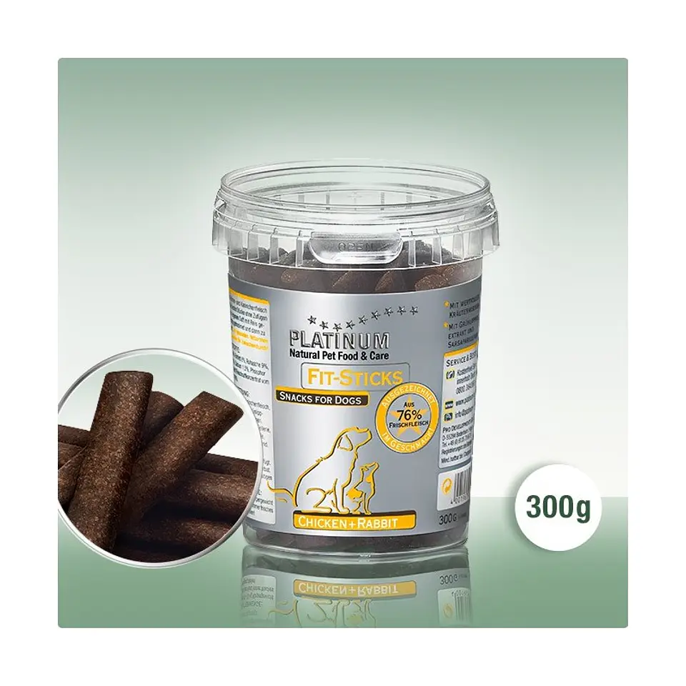 Platinum Fit-Sticks Frango + Coelho 300g 1