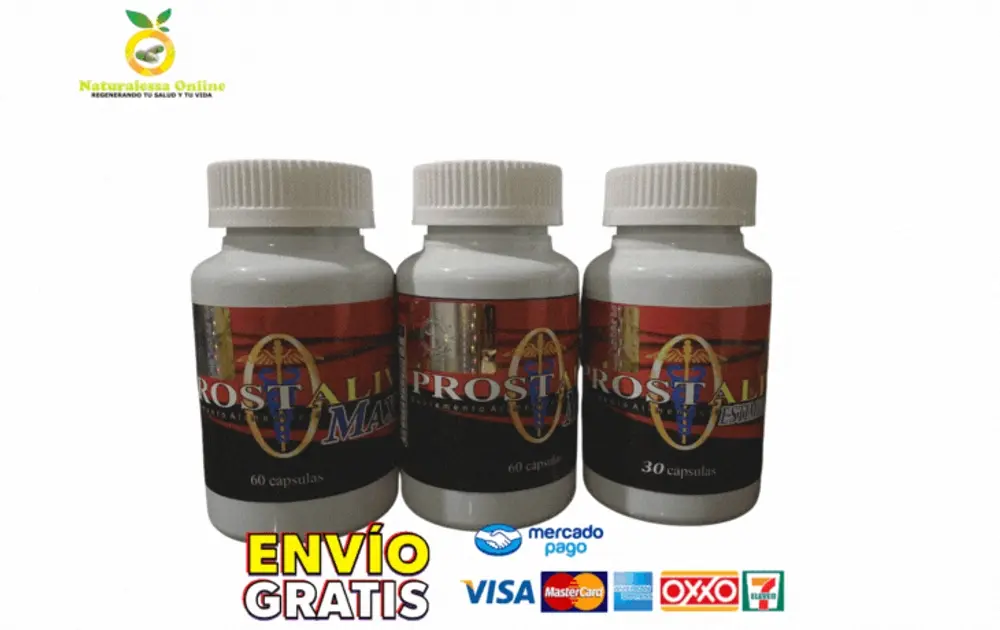 PACK 2 FRASCOS PROSTALIV 60 CAPSULAS + ESTIMULANTE 30 CAPSUL