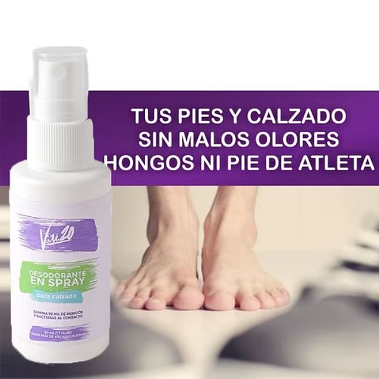 VITÉ 20 Spray (Elimina mal Olor de Pies y Calzado) 2