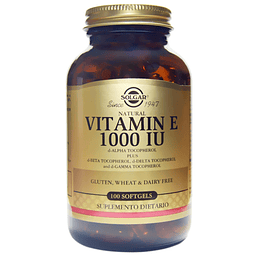 Vitamin E 1000 IU X 100 Cáps Blanda Solgar