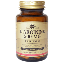 L-Arginine 500 Mg X 50 Cáps Solgar