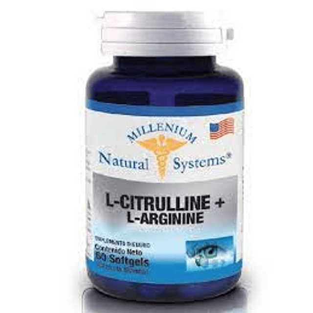 L-Citrulline + L-Arginine X 60 Cáps Blanda Natural Systems