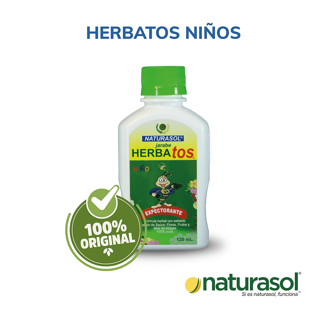 Herbatos Jarabe Niños X 120 Ml Natural Sol