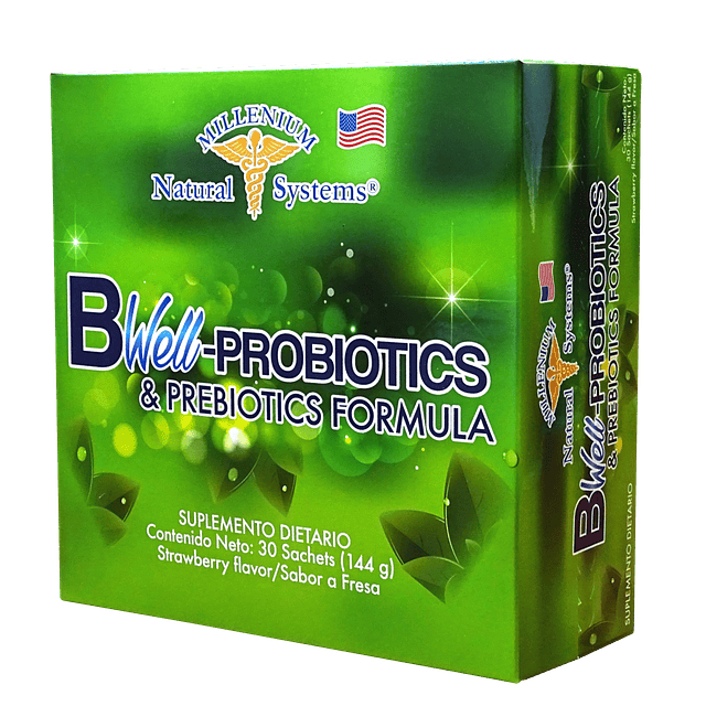 Bwell-Probiotics & Prebiotics Formula x 60 Sachets Natural Systems