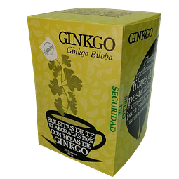 Bolsitas de Té elaboradas 100 %  con hojas de Ginkgo x 20 Und Per Té 