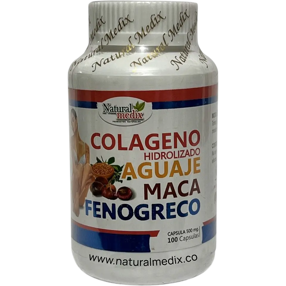 COLÁGENO HIDROLIZADO AGUAJE MACA FENOGRECO 1