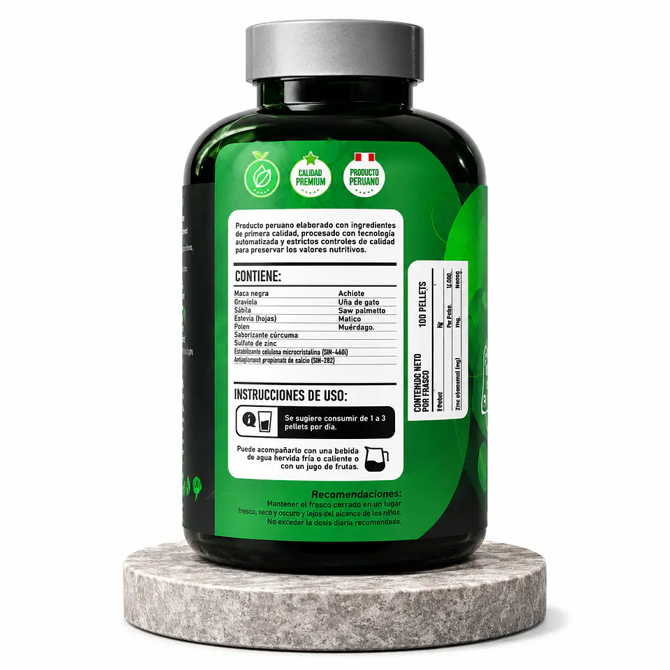 Bio Prost PREMIUM con Magua negra Promoción por 3 Frascos - 100 Tabletas 3