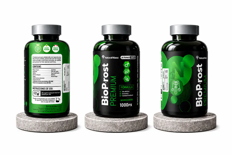 Bio Prost PREMIUM con Magua negra Promoción por 3 Frascos - 100 Tabletas 1