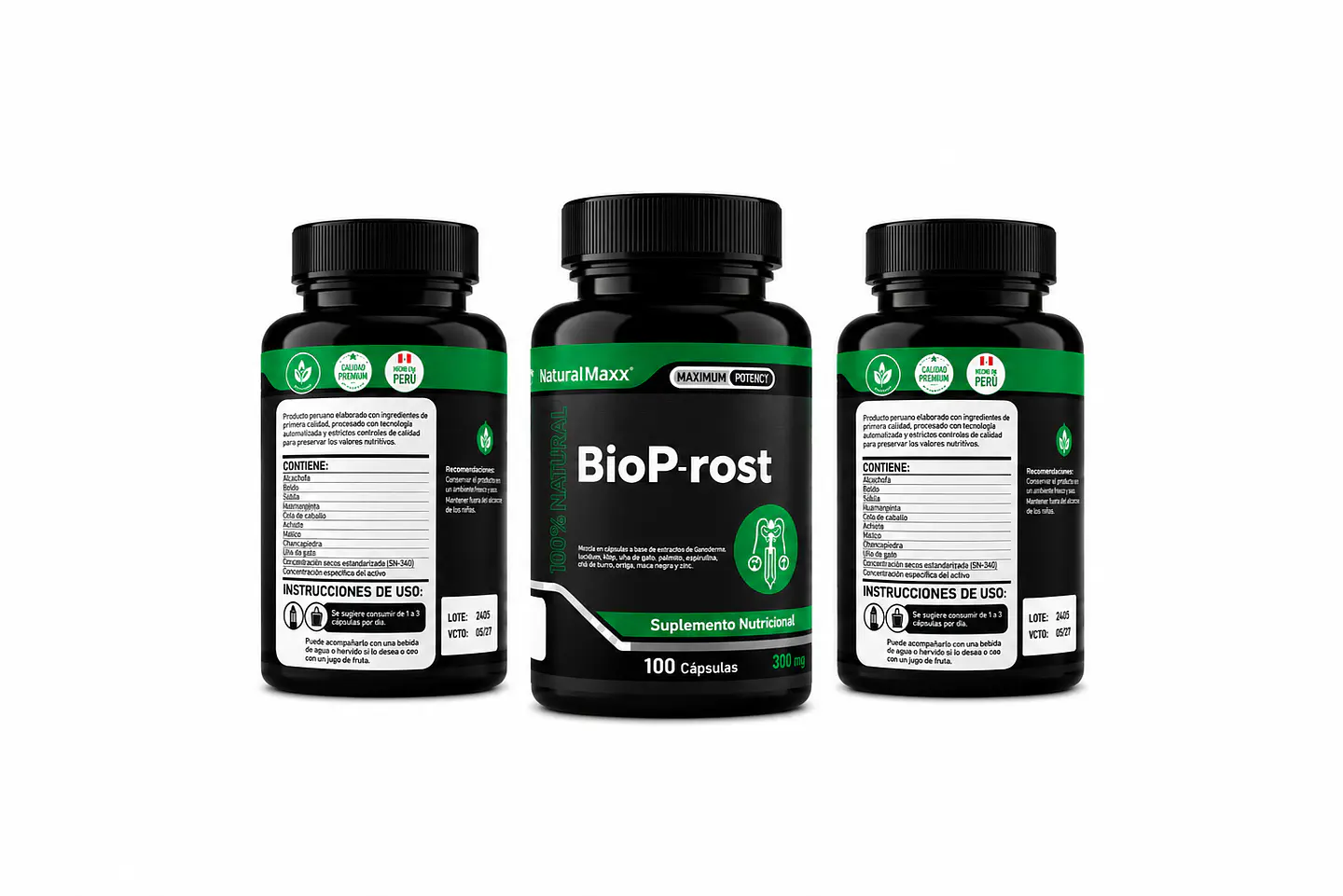 Bio Prost 100 Capsulas Promoción por 3 Frascos 1