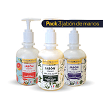 Pack 3 Jabón de manos 250ml 