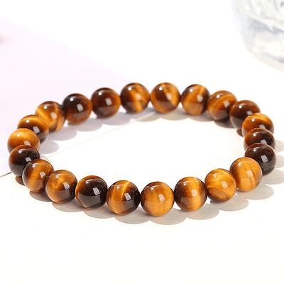 Joya para niños, pulsera tradicional ojo de tigre, confianza en su mismo, coraje para enfrentar los desafíos, perseverancia, riqueza