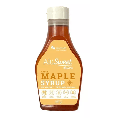 Syrup sabor maple Alusweet 320 g.