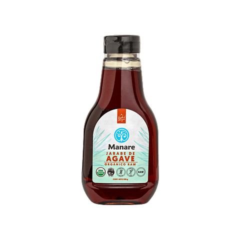 Jarabe de ágave Raw 330 g. Manare