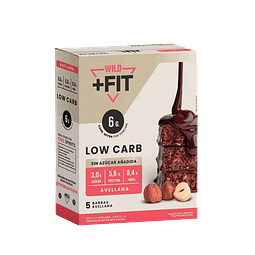 Caja Wild fit Avellana Low carb 5 unidades