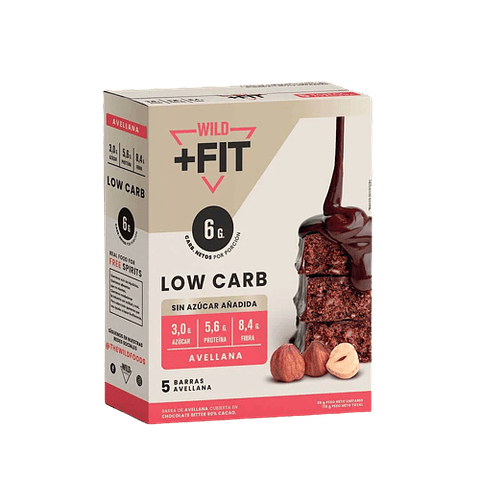 Caja Wild fit Avellana Low carb 5 unidades