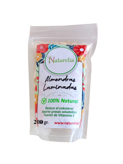 Almendras peladas laminadas 200 g Naturelia
