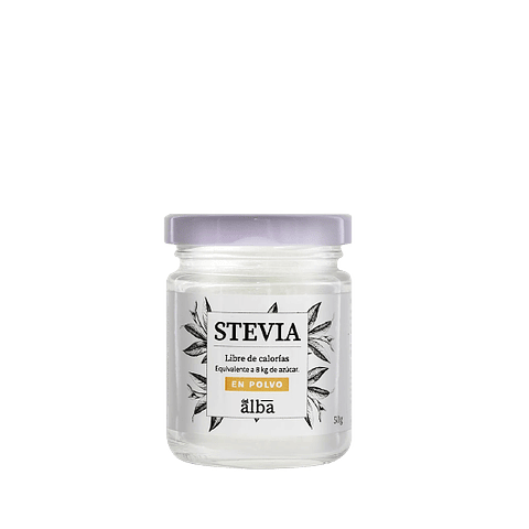Stevia en polvo 50 g. Del Alba