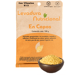 Levadura nutricional en copos 100 g. Dulzura natural