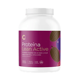 Proteína vegetal Chocolate Berries Lean Active 900 g.