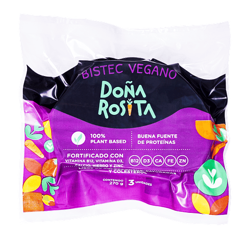 Bistec vegano 3 un Doña Rosita 