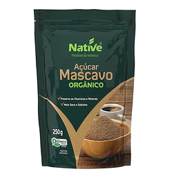 Panela Azúcar Mascavo orgánica 250 g. Native