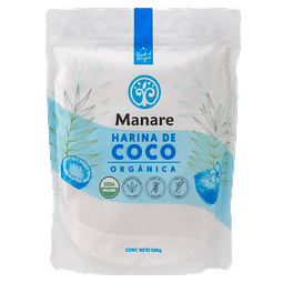 Harina de coco orgánica 500 gr. Manare