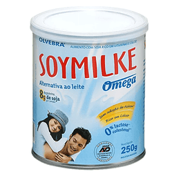 Leche de soya en polvo Soymilke Omega 250 gr.