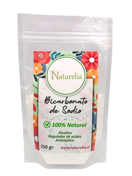 Bicarbonato de sodio frasco x 250 g
