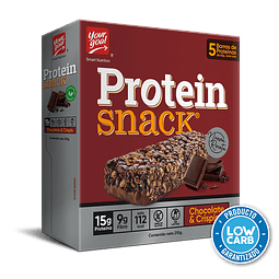 Caja Protein Snack Chocolate & Crispis 5 unid.